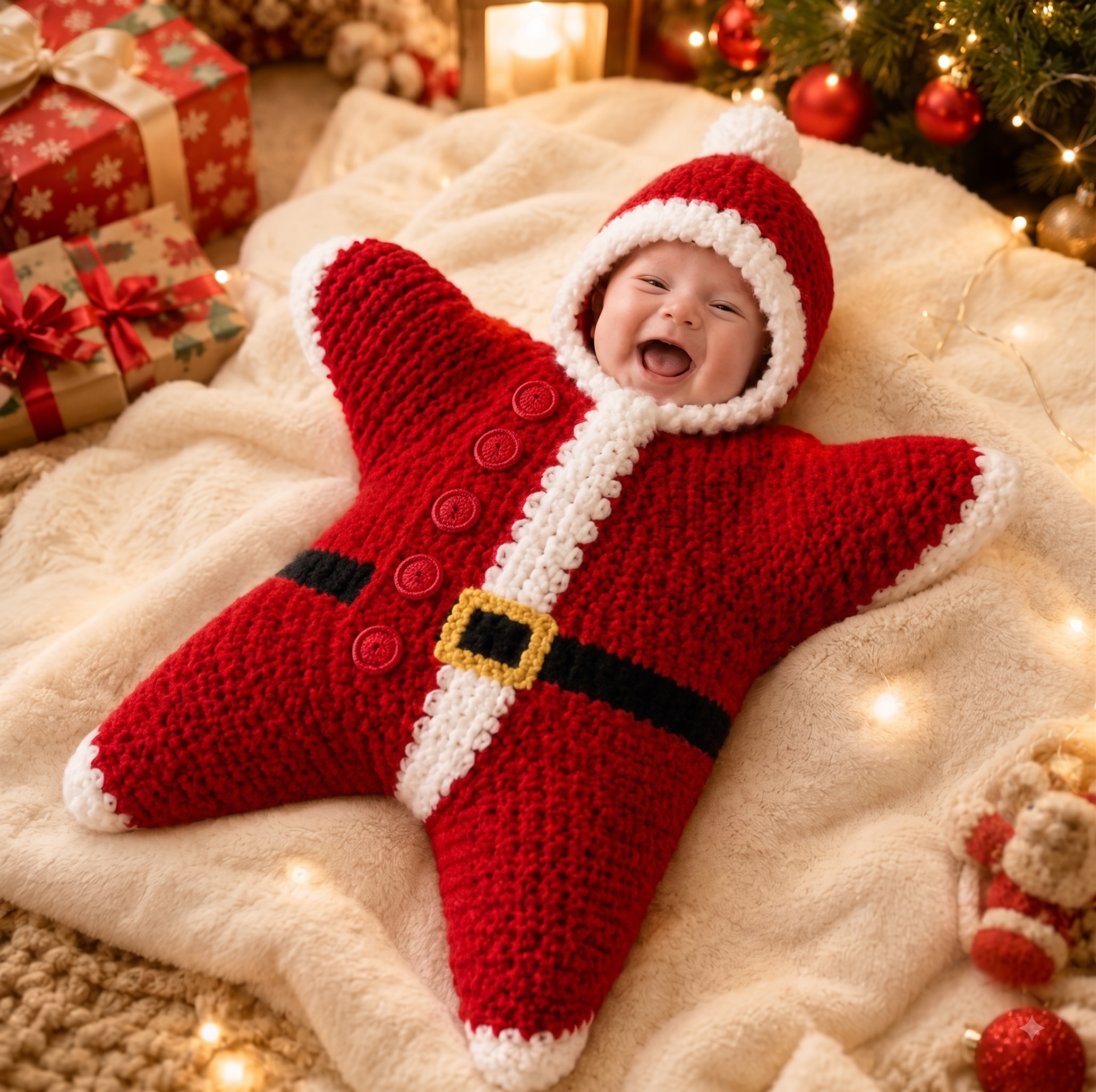 Christmas Star Baby Suit
