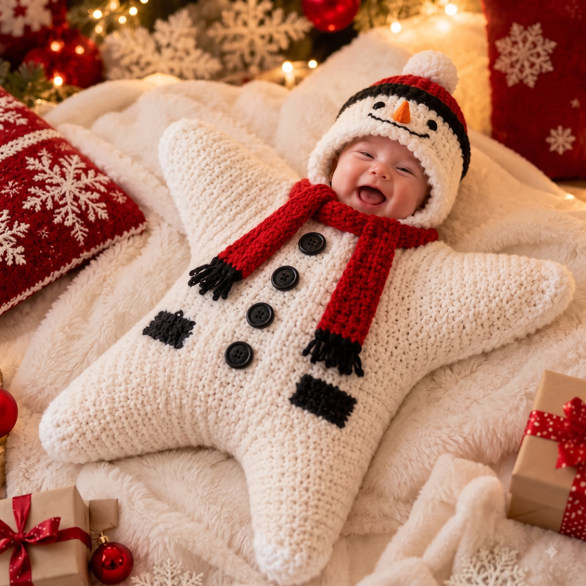 Christmas Star Baby Suit
