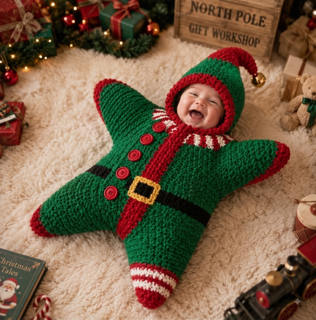 Christmas Star Baby Suit