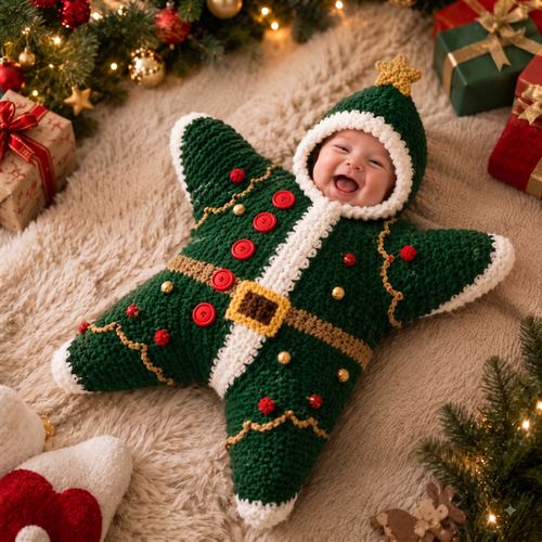 Christmas Star Baby Suit