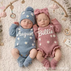 Personalized Baby Bodysuit with Custom Name Embroidery