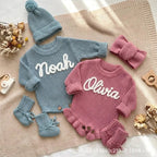 Personalized Baby Bodysuit with Custom Name Embroidery