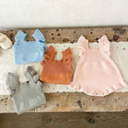 Personalized Baby Romper Dress | Custom Name Embroidered Baby Outfit