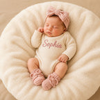 Personalized Baby Bodysuit with Custom Name Embroidery