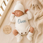Personalized Baby Bodysuit with Custom Name Embroidery